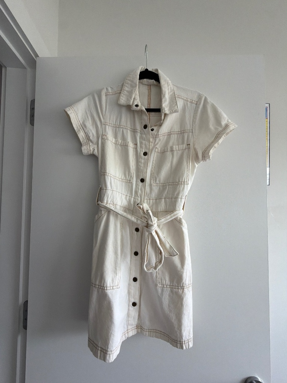 Cotton On Women's White and Cream Dress